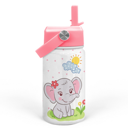 Kids Water Bottle 12oz – White Elephant