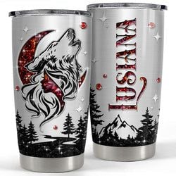 Personalized Tumbler – Wolf