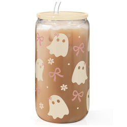 Glass Acrylic Lid 16oz – Boo
