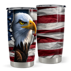 Curved Tumbler 20oz – Red Eagle