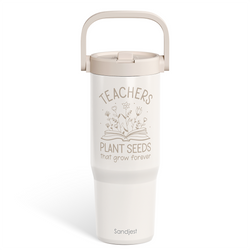 Carry Handle 30oz Tumbler – Teacher
