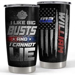 Personalized Tumbler – Policeman