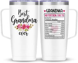 Handle Tumbler 20oz – White Grandma