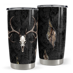 Curved Tumbler 20oz – Black Hunting