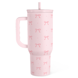 Slider Tumbler 40oz – Pink Bow