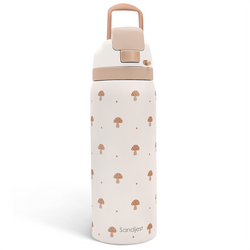 Push-button 32oz – Brown Mushroom