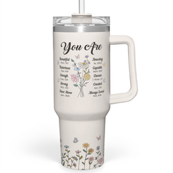 Quencher Tumbler 40oz – White Christian