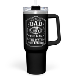 Quencher Tumbler 40oz – Daddy The Man The Myth