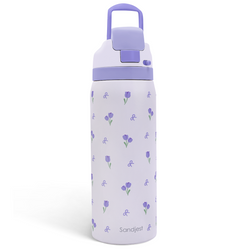 Push-button 32oz – Purple Tulip