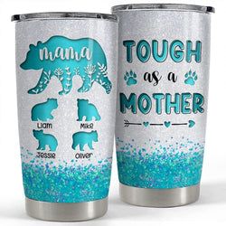 Personalized Tumbler – Blue Mama Bear