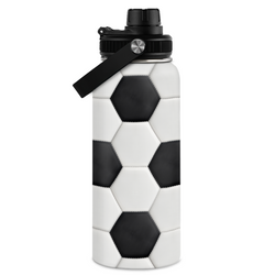 Chug Lid Water Bottle 32oz – White Soccer