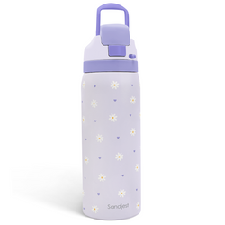 Push-button 32oz – Purple Daisy