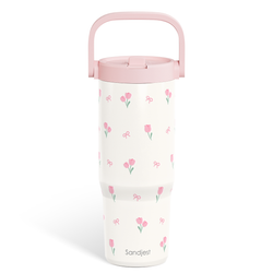 Carry Handle 30oz Tumbler – Tulip