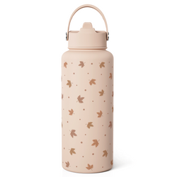 Straw Lid Water Bottle 32oz – Brown Fall