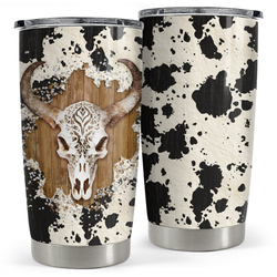 Curved Tumbler 20oz – Cow