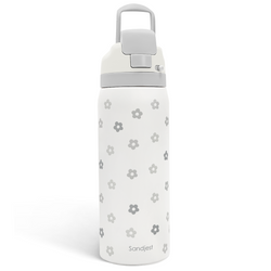 Push-button 32oz – Grey Floral