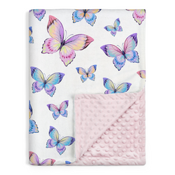 Baby Blanket – Purple Butterfly