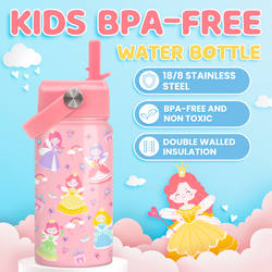Kids Water Bottle 12oz – Princess