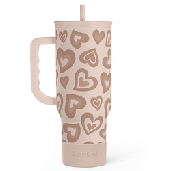 Slider Tumbler 40oz – Brown Heart