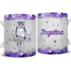 Personalized Mug – Owl Jewelry Drawing