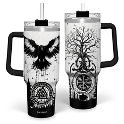 Quencher Tumbler 40oz – White Viking