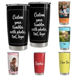 Personalized Tumbler – Photo/Text Custom