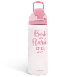 Push-button 32oz – Pink Nurse