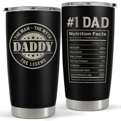 Curved Tumbler 20oz – Dad Daddy The Man The Myth The Legend