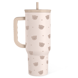 Slider Tumbler 40oz – Brown Bear