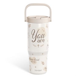 Carry Handle 30oz Tumbler – "You are" Christian