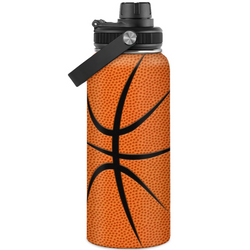 Chug Lid Water Bottle 32oz – Orange Basketball