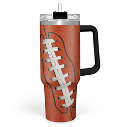 Quencher Tumbler 40oz – Brown Football