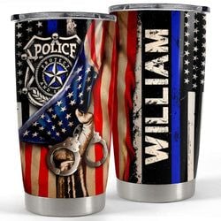 Personalized Tumbler – Police