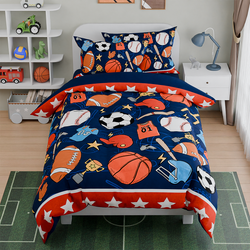 Kids Comforter – Blue Sports