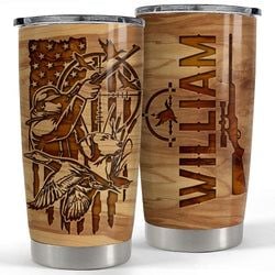 Personalized Tumbler – Duck Hunting