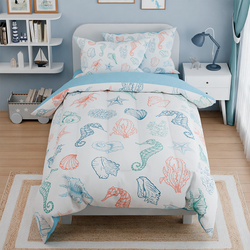 Kids Comforter – Blue Seashell