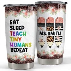 Personalized Tumbler – Tiny Human Funny Art