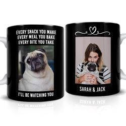 Personalized Mug – Dog Photo Snack You Make
