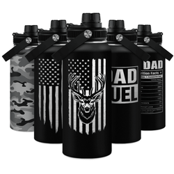 Chug Lid Water Bottle 32oz – Black Hunting