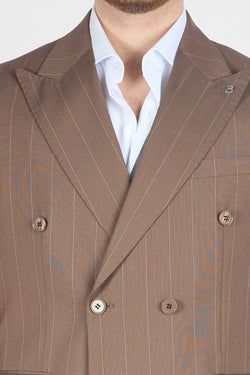 Colore – Gessato | Tabacco