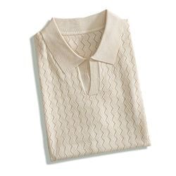 POLO – Signature Zigzag Hollow Knitted Shirt