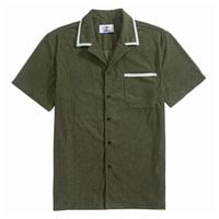 Corduroy Contrast-Trim Shirt
