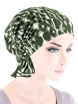 Olive Abstract Ikat