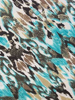 Color – Turquoise Gold Ikat