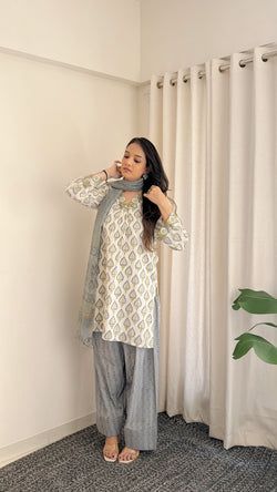 Grey Floral