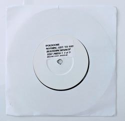 Format – Limited Edition 7 Inch Vinyl Test Pressing