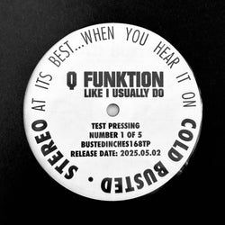 Format – Limited Edition 12 Inch Vinyl Test Pressing