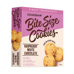 Flavour – Raspberry White Chocolate Bite Size Cookies