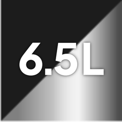 6.5L Black & Silver