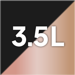 Size / Colour – 3.5L Black & Rose Gold